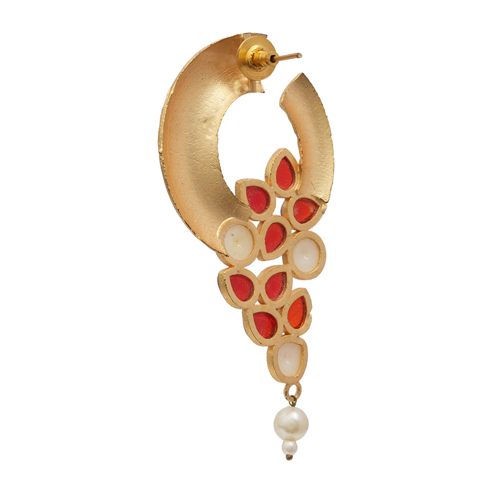 Shikha- Stone Studden Stud Earrings
