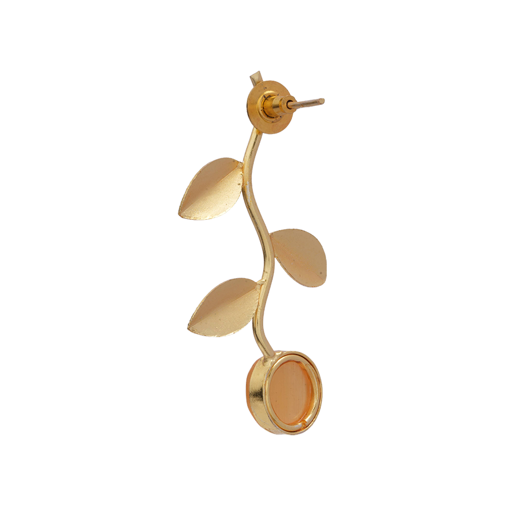 Ananta- Stone Studded Earrings(Yellow)