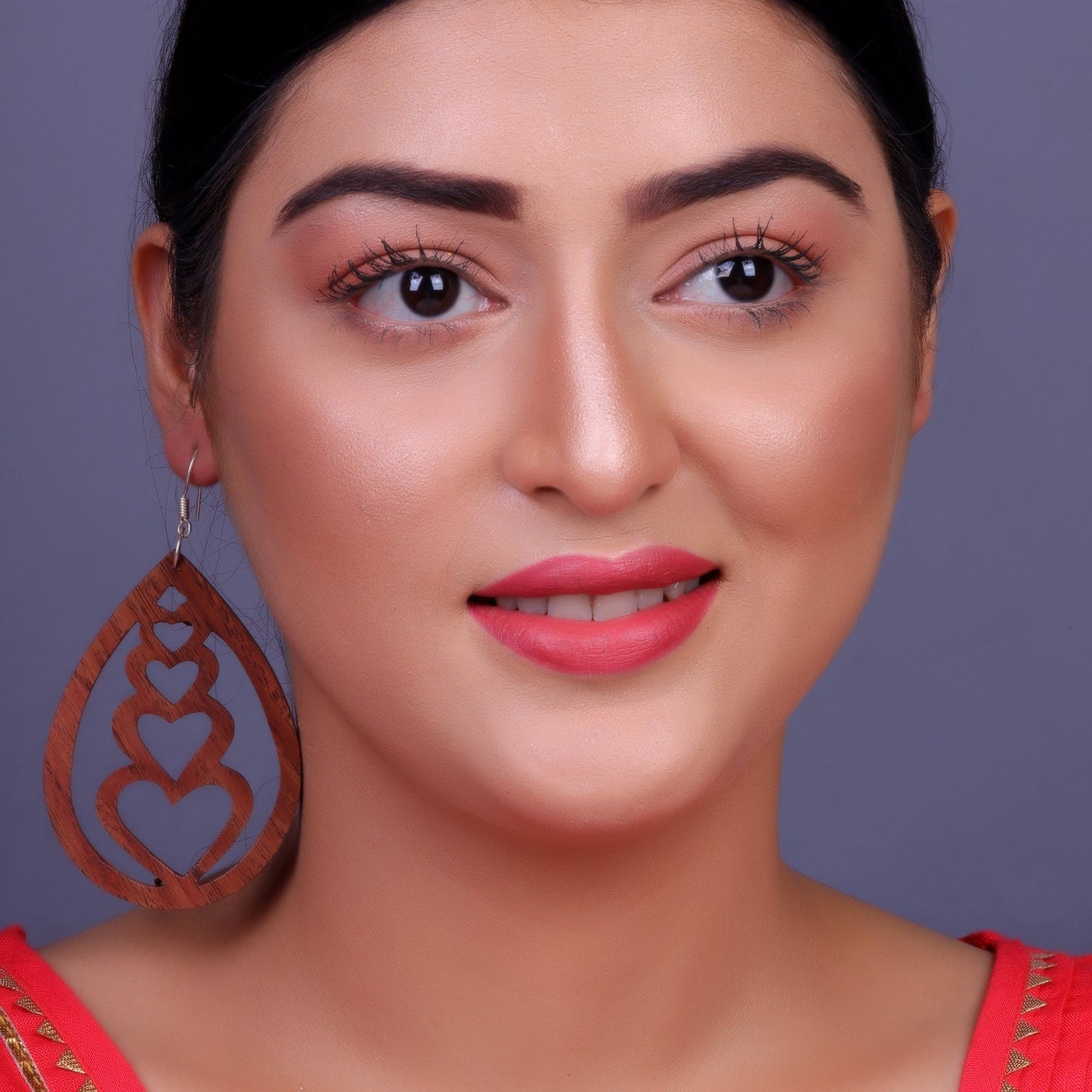 Suve- Wooden Dangler Earrings