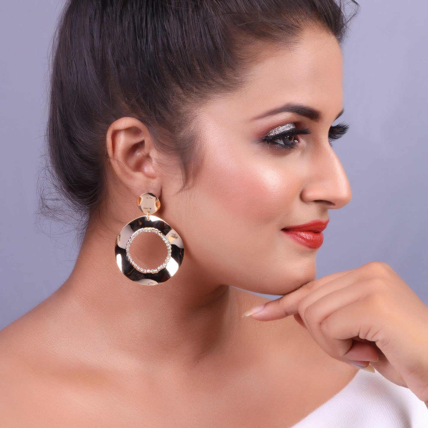 Pattern Flow- Dangler earrings