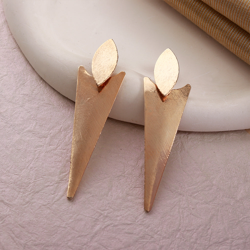 Dune Flow- Metallic Dangler Earrings