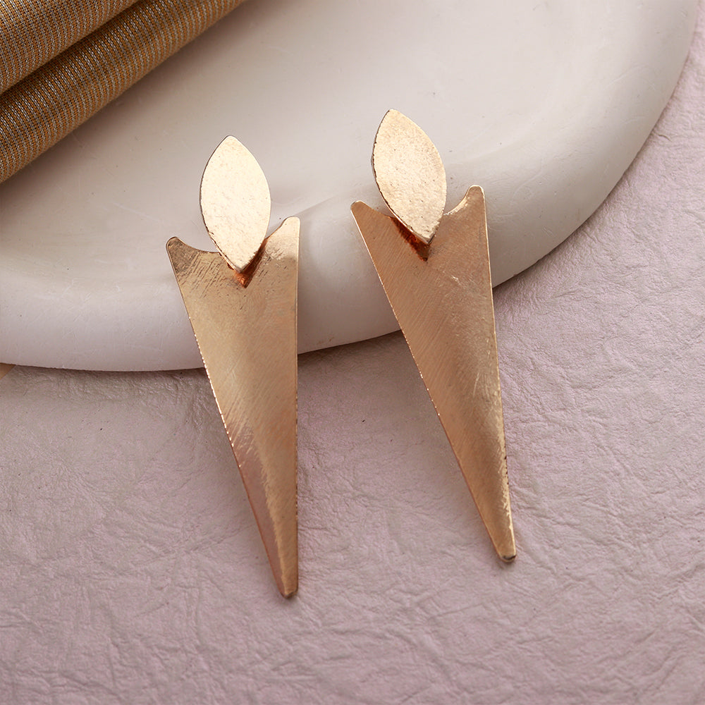 Dune Flow- Metallic Dangler Earrings