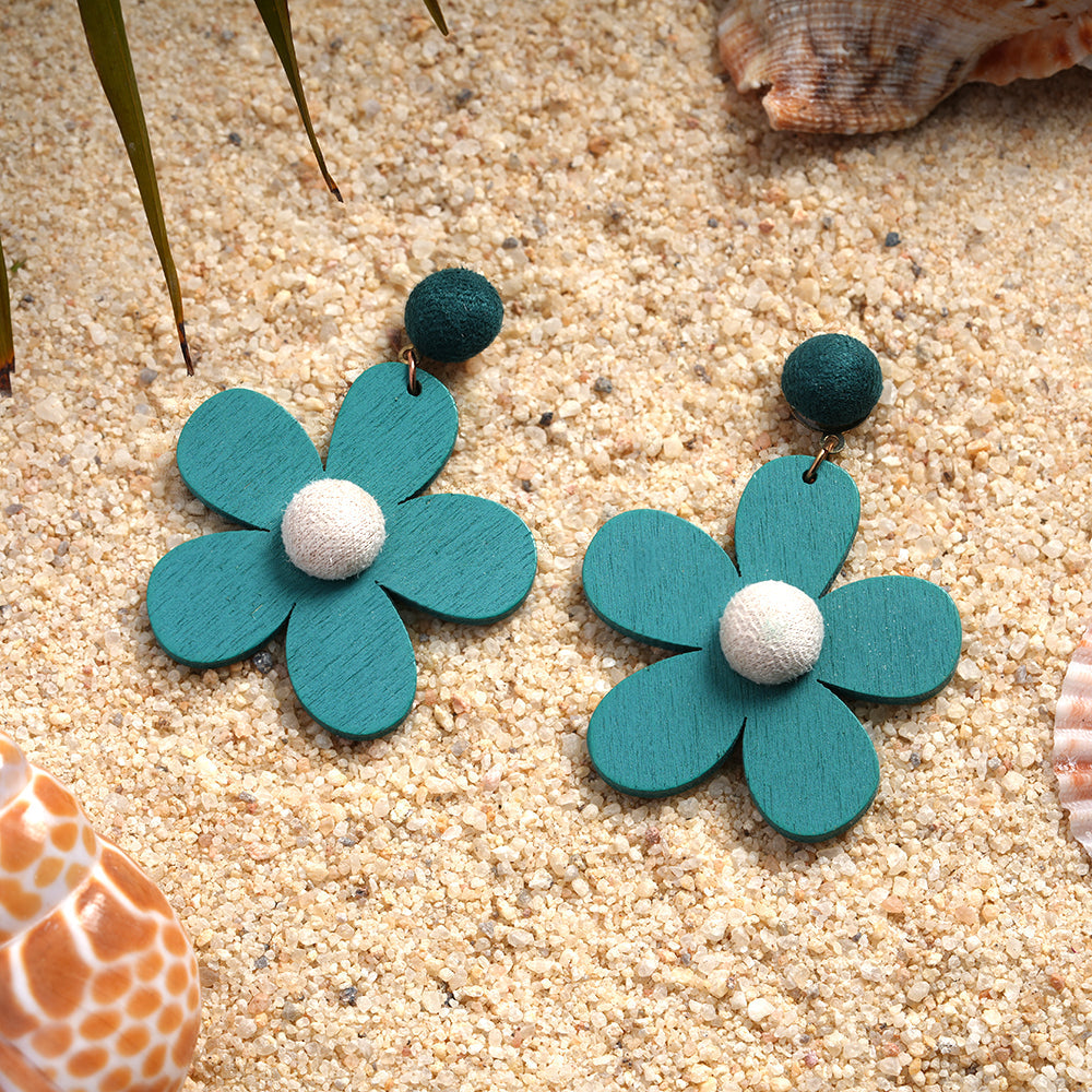 Flower fiesta- Vibrant Floret dangler earrings