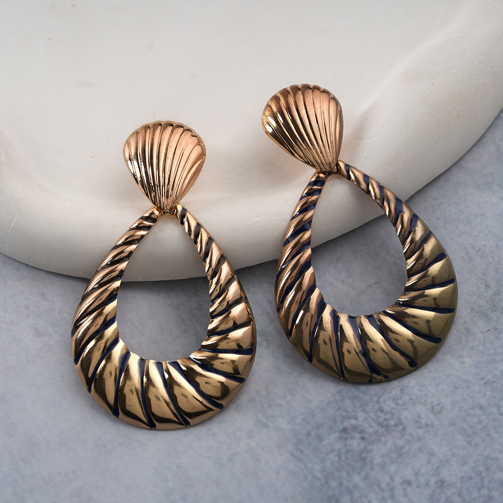 Sun Dance- Striped dangler earrings