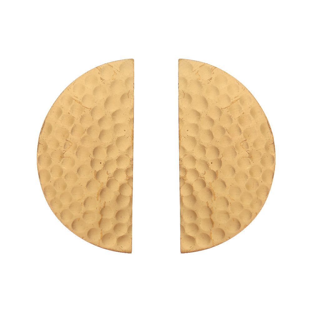 Golden Moon- Golden Stud Earrings