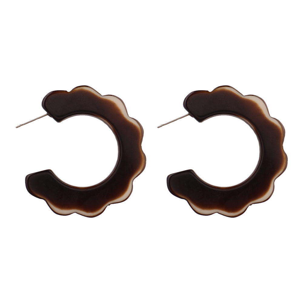 WildFlower- Wooden Stud Earrings