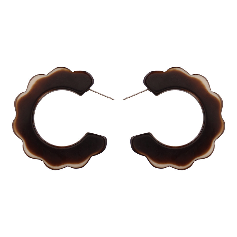 WildFlower- Wooden Stud Earrings