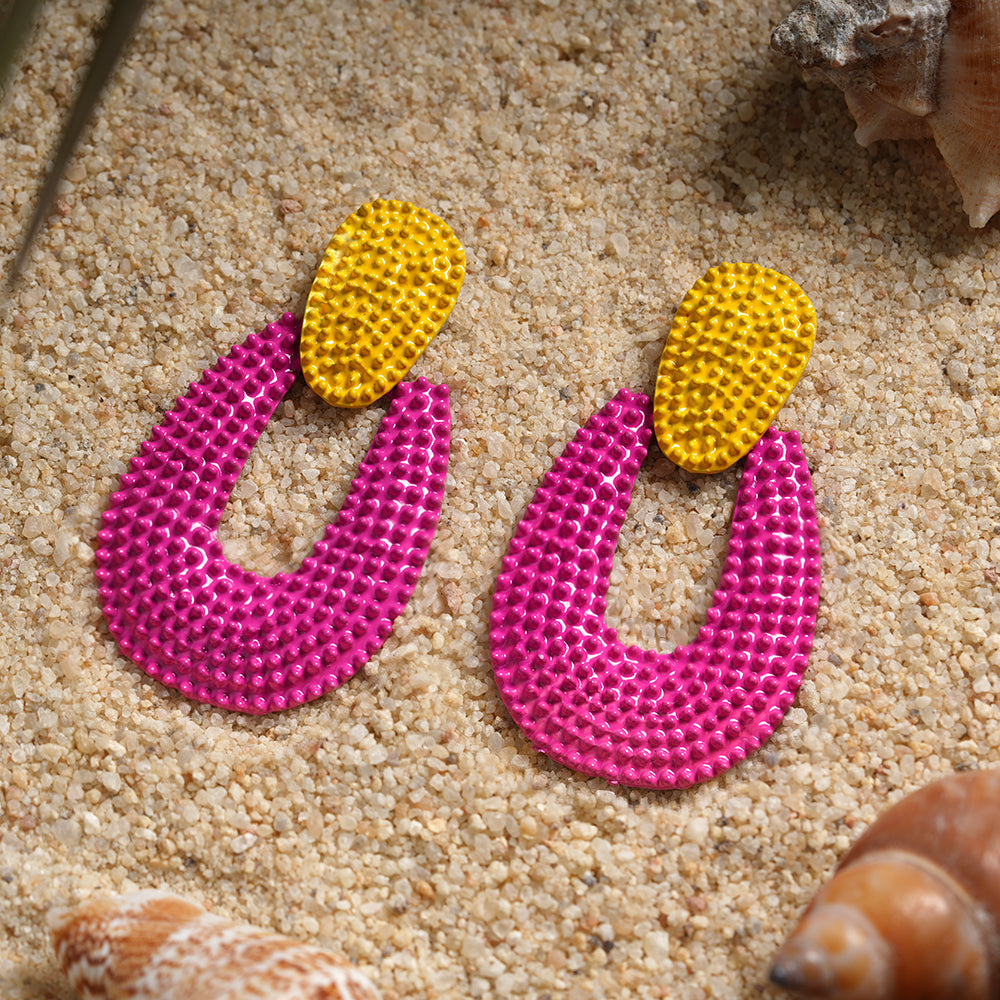 Bright and bold- Vivid Dangler earrings