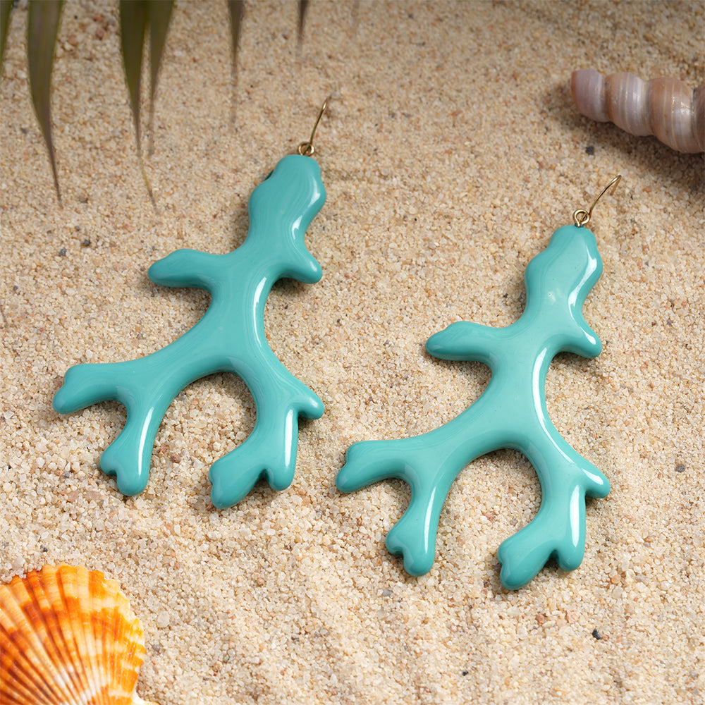 Soft Haze- Abstract shaped Dangler Earrings