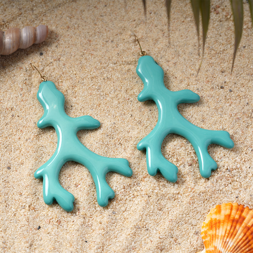 Soft Haze- Abstract shaped Dangler Earrings