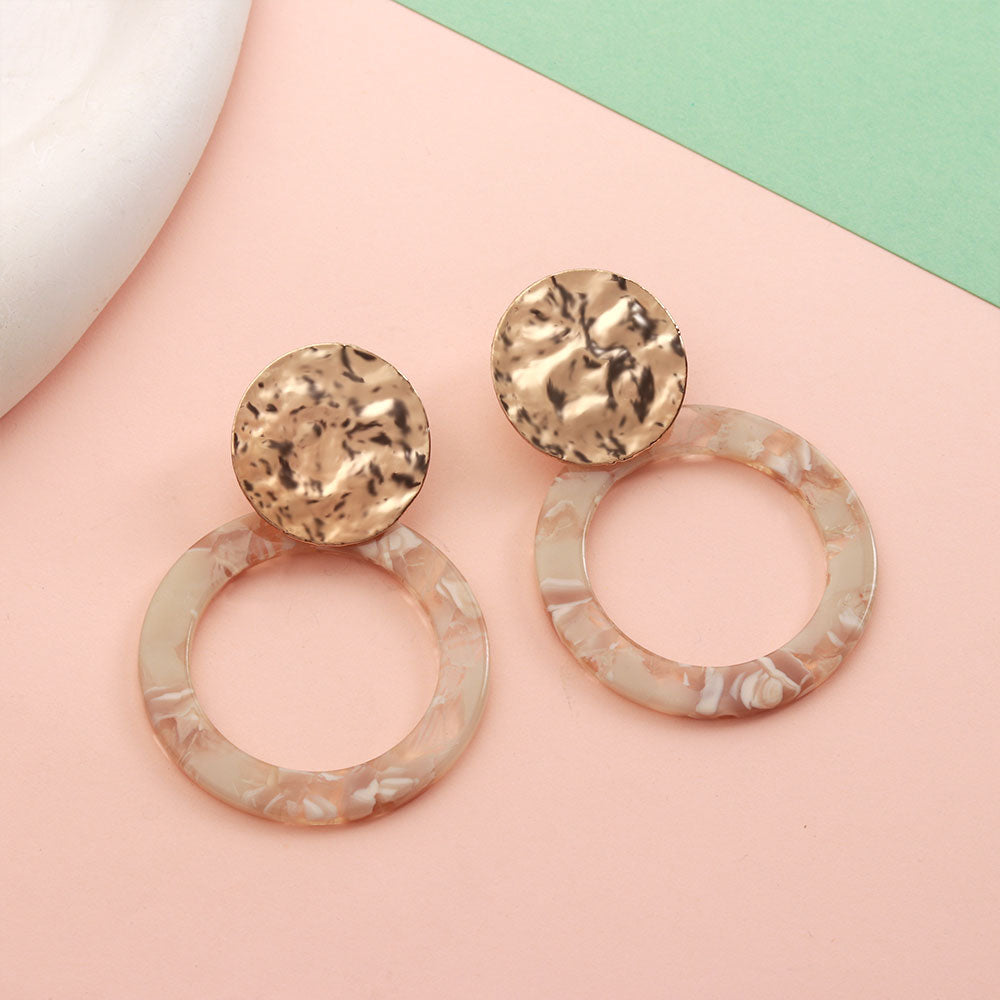 Golden Mold- Dangler earrings