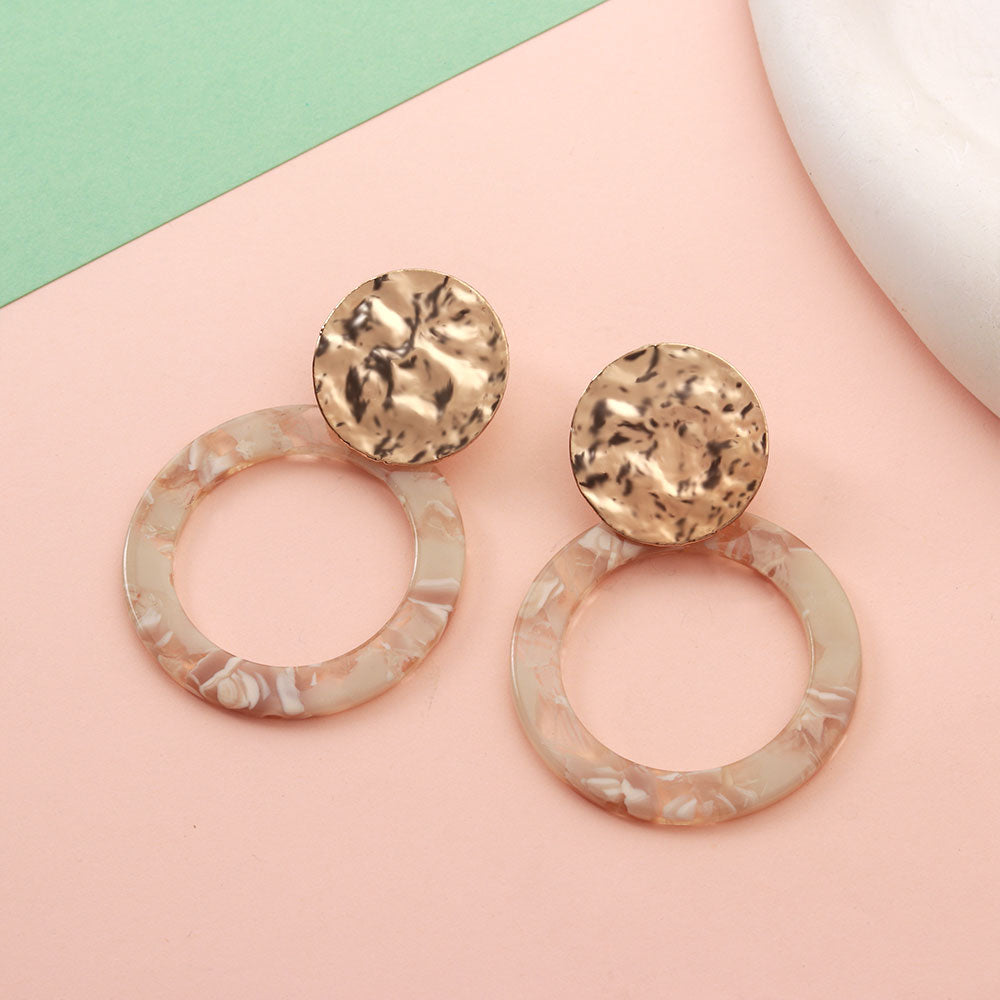 Golden Mold- Dangler earrings