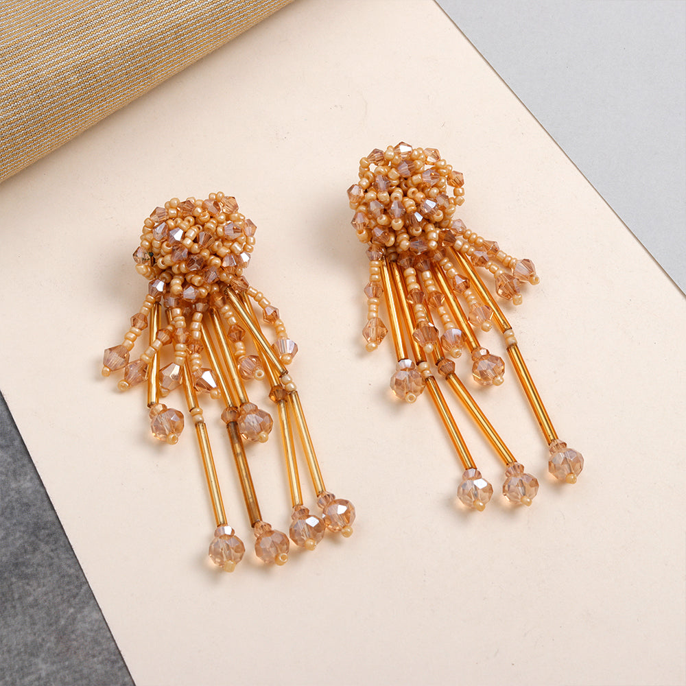 Disco Dazzle- Sparkly stone studded Dangler earrings