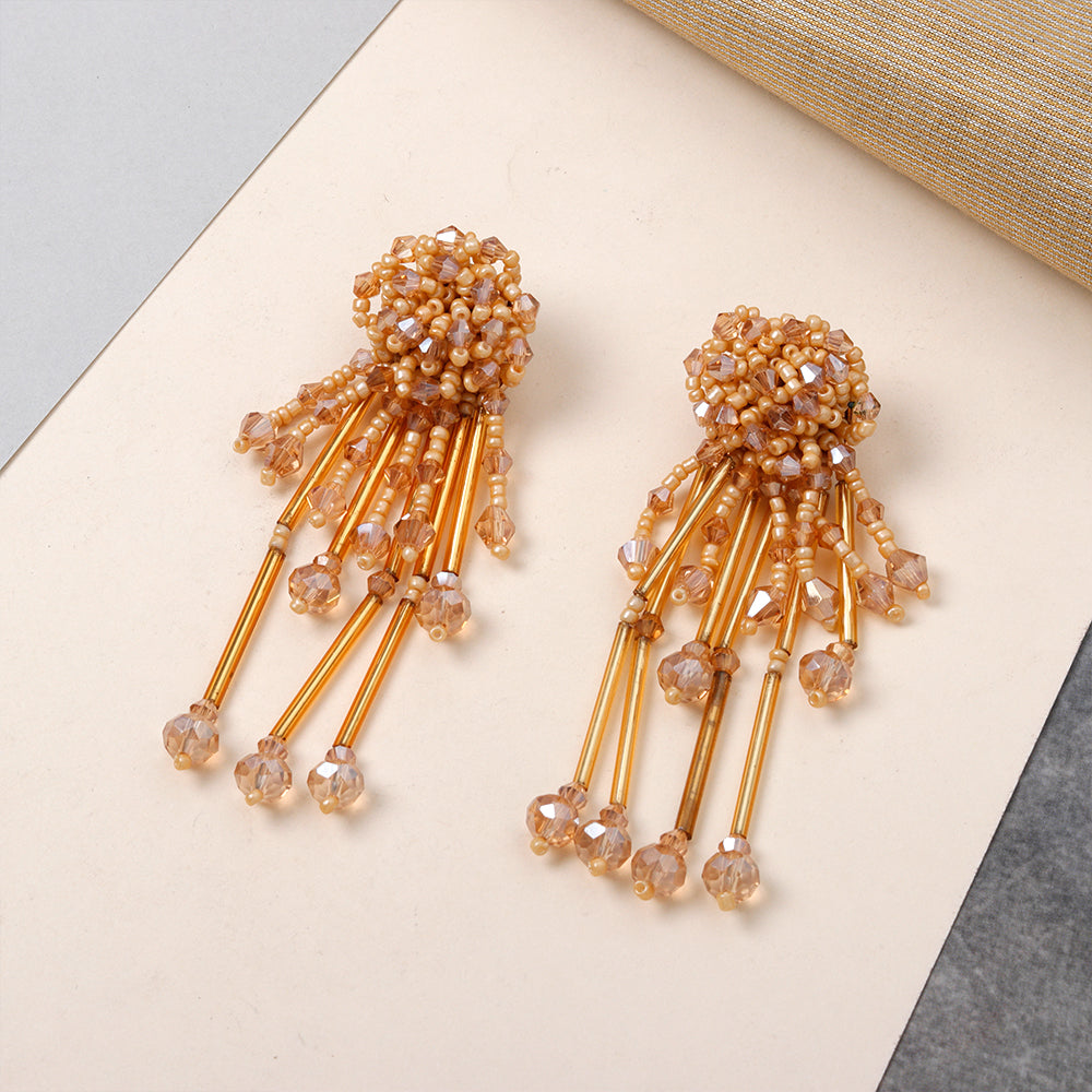 Disco Dazzle- Sparkly stone studded Dangler earrings