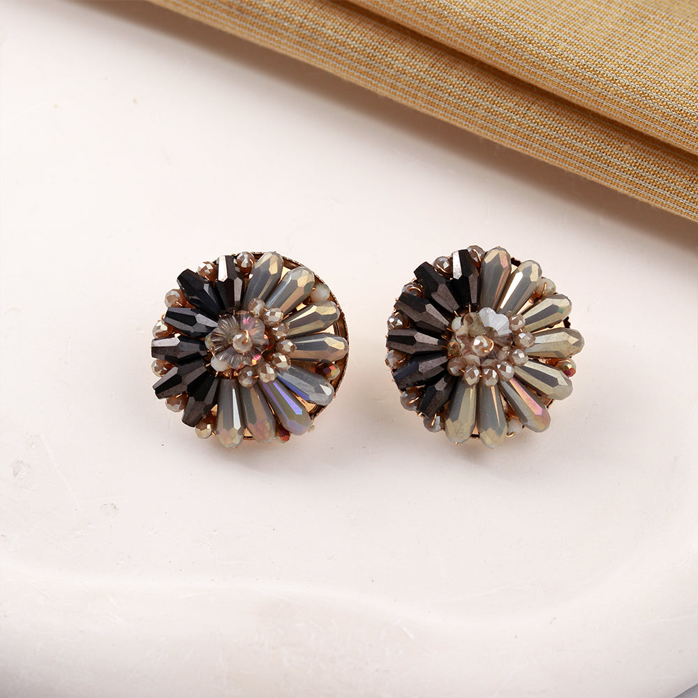 Bright Beauty- Stone studded stud earrings