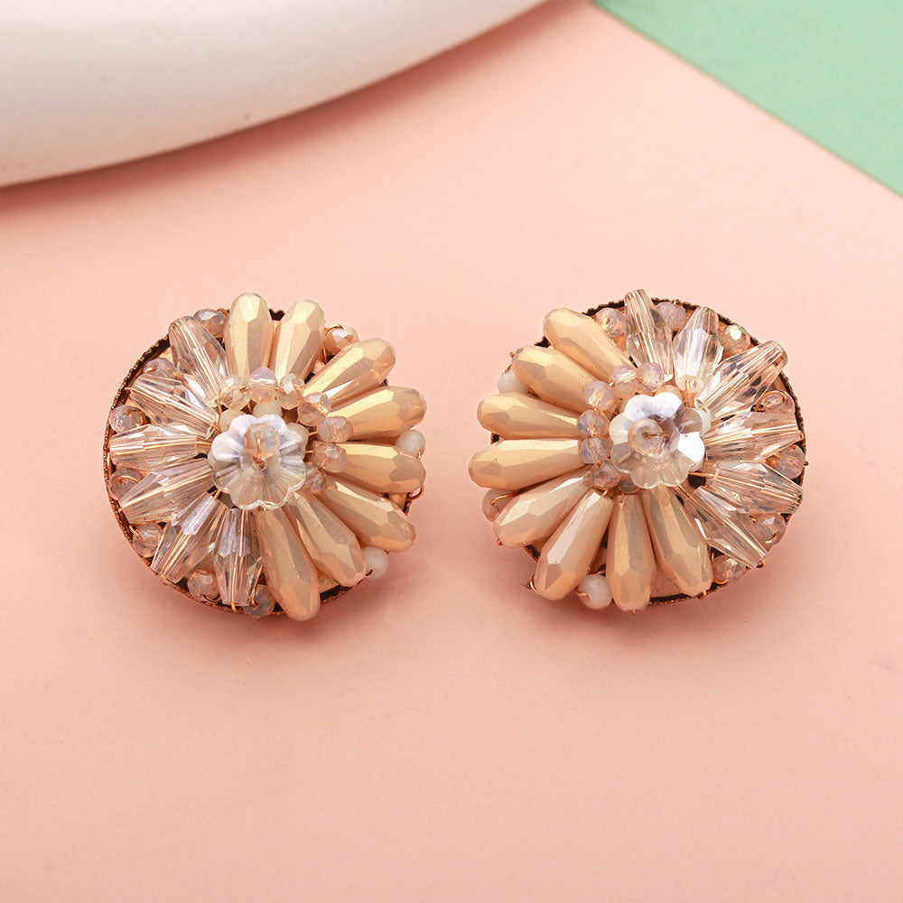 Bright Beauty- Stone studded stud earrings