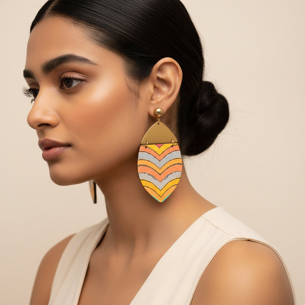 Colour Rush- Multi- colour dangler earrings
