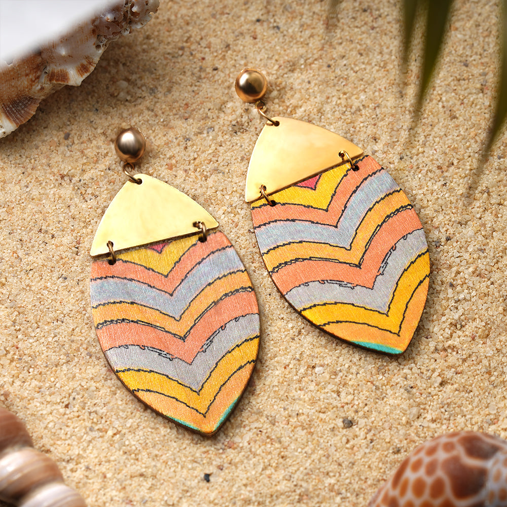 Colour Rush- Multi- colour dangler earrings