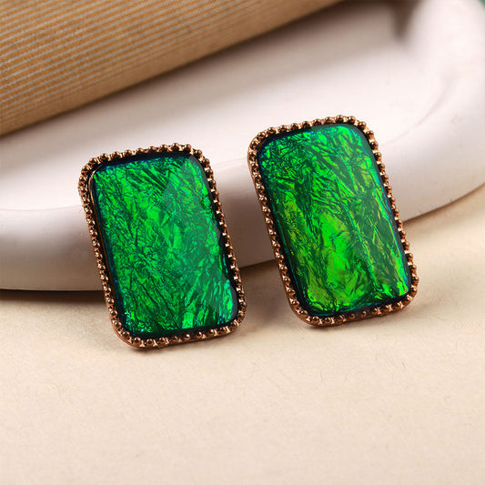 Sun Dance- Stone studded stud earrings
