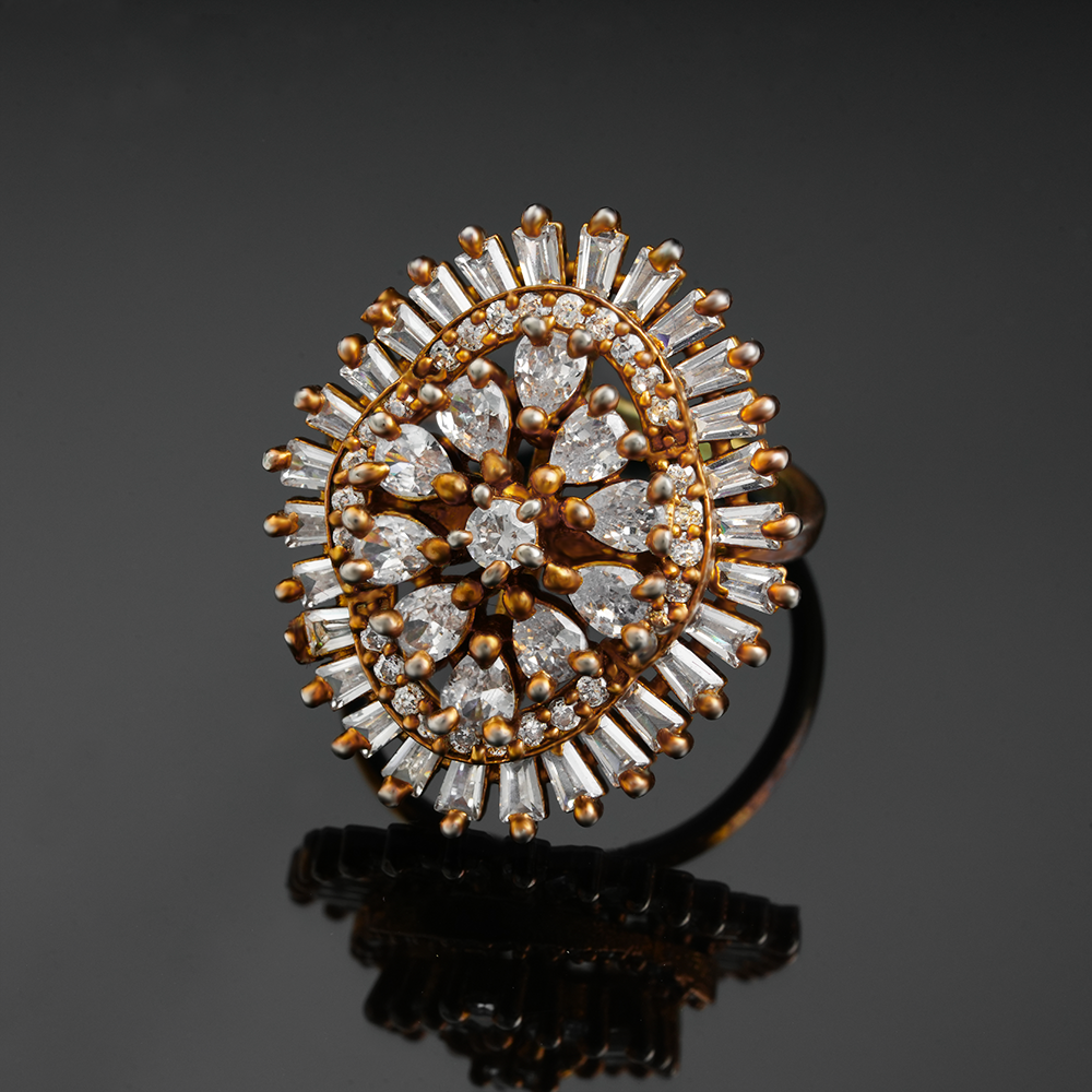 Oliviane- Stone studded Zirconia Ring