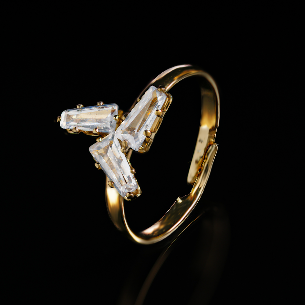 Astrella- Stone studded Rosegold Fancy Rings