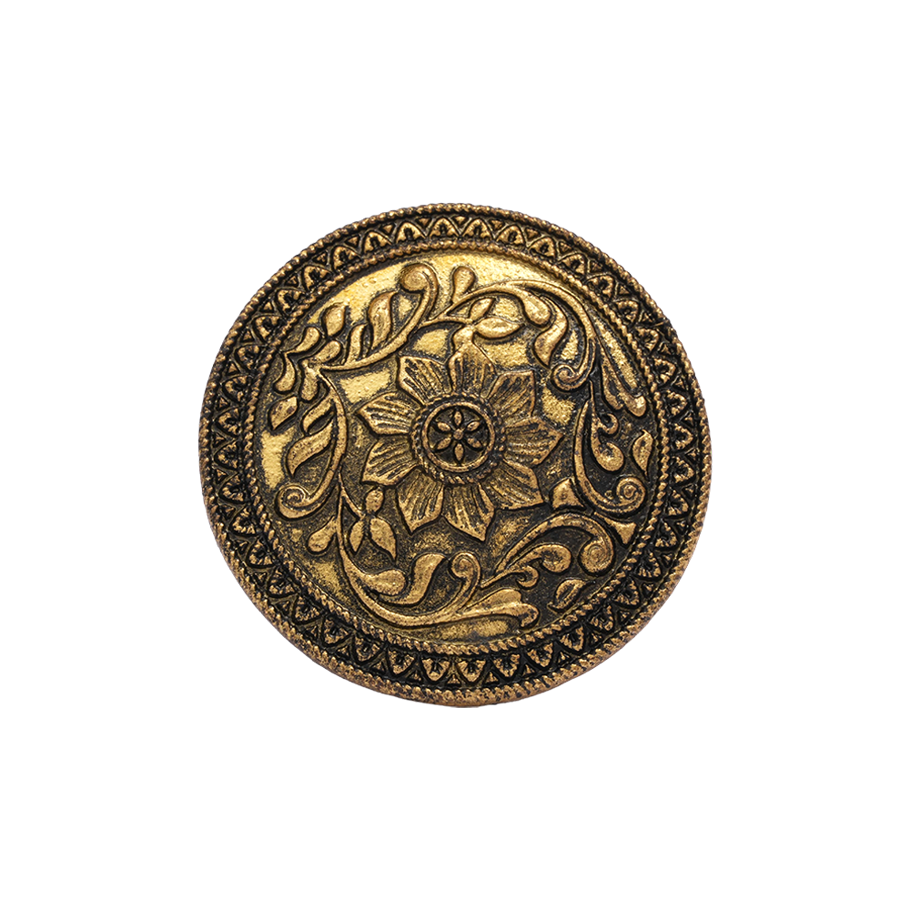 Aaradhya- Golden Carved Adjustable Ring