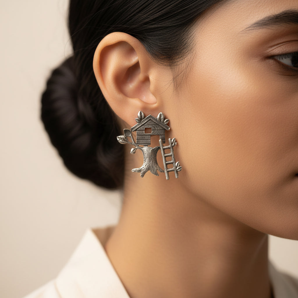 Vamangi – Oxidised Brass Ring