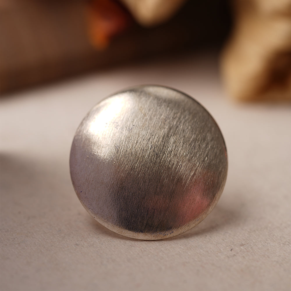 Chanda- Silver oxidised ring