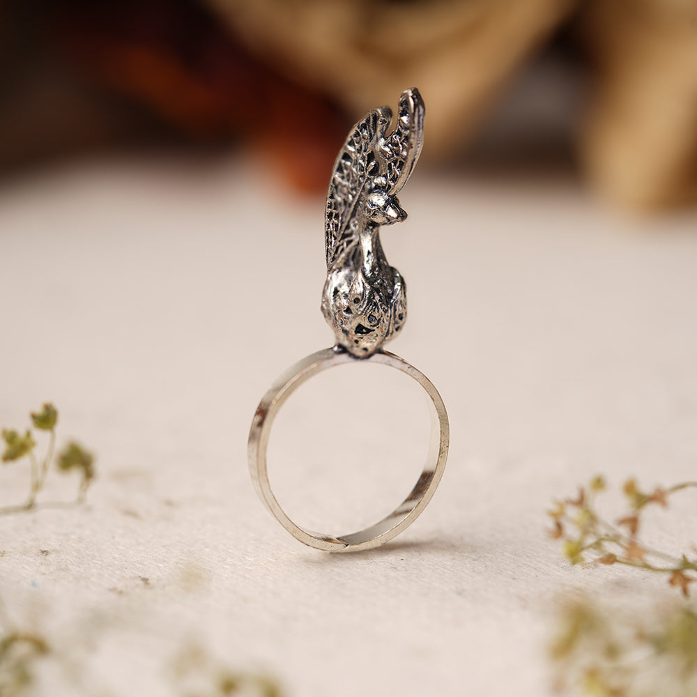 Morangi- Silver oxidised ring