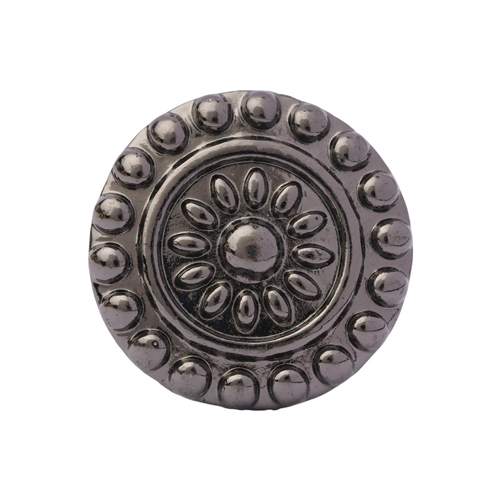 Komalika- Silver oxidised ring
