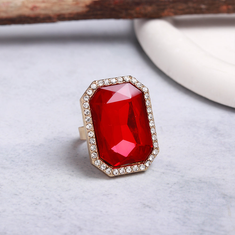 Auric Glow- Stone studded ring