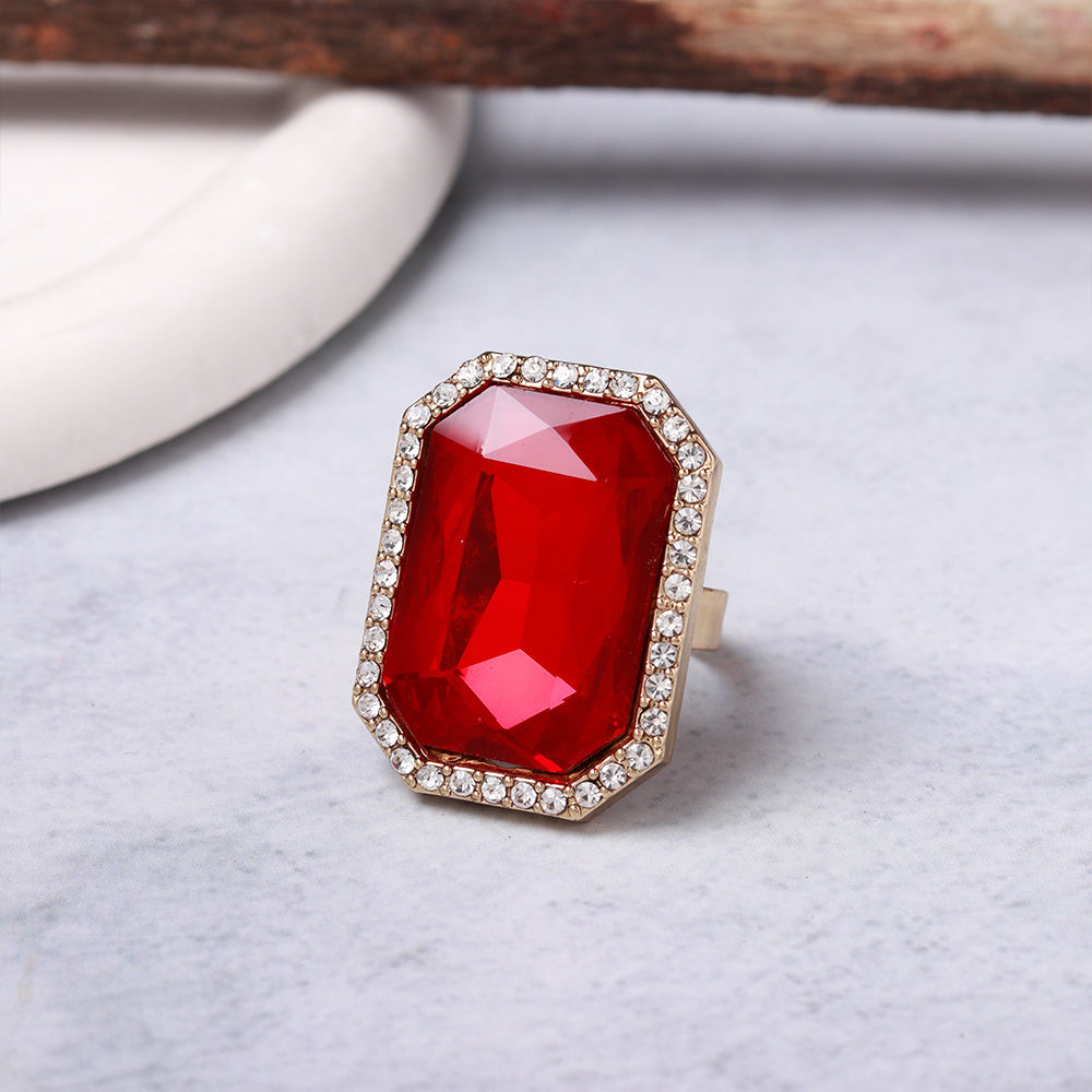 Auric Glow- Stone studded ring