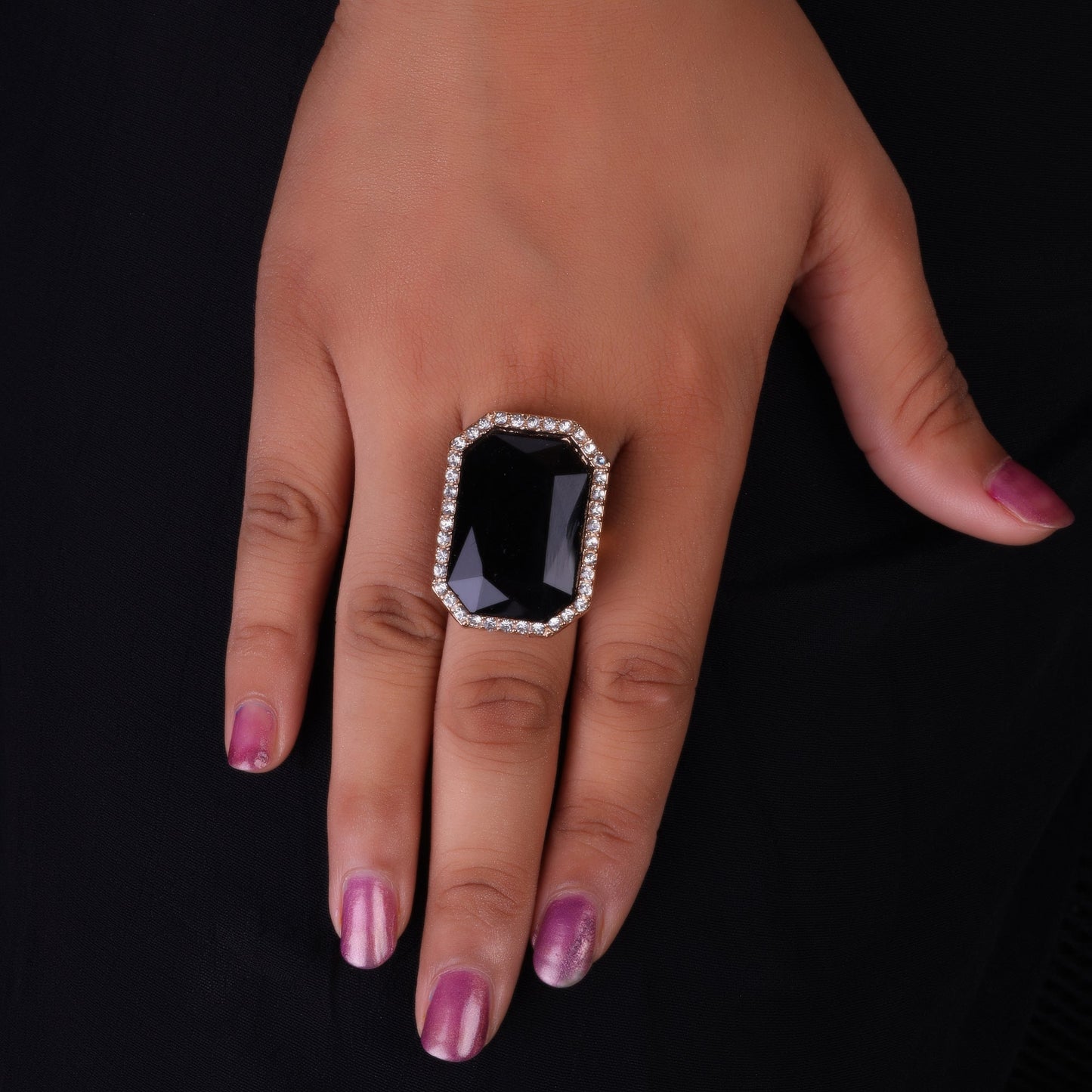 Auric Glow- Stone studded ring