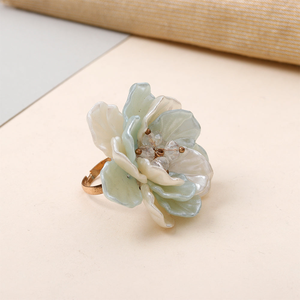 Pure Gleam- Flower shaped ring