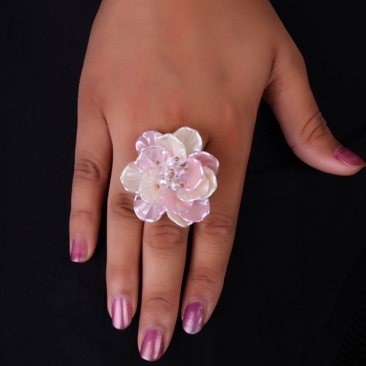 Pure Gleam- Flower shaped ring