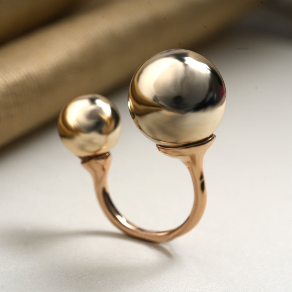 Golden Ball- Shiny Ring