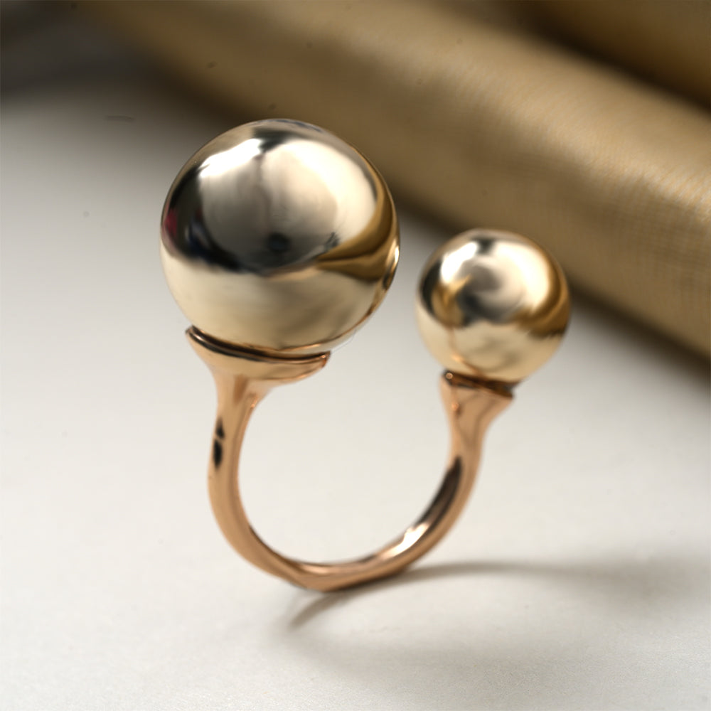 Golden Ball- Shiny Ring