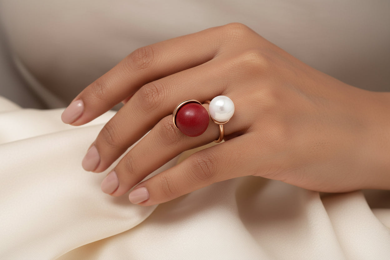 Golden Ball- Shiny Ring