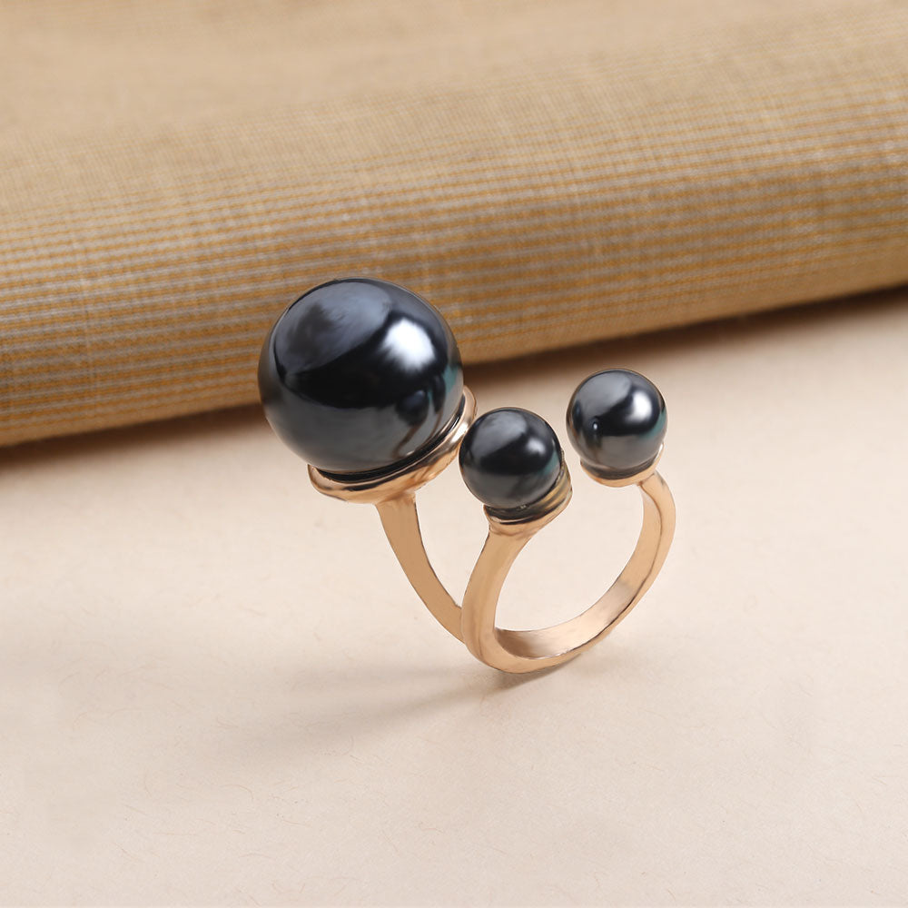 Gilded Glow- Shiny Metal Ring