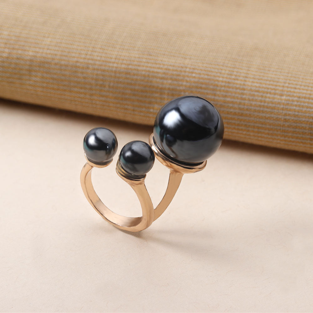 Gilded Glow- Shiny Metal Ring