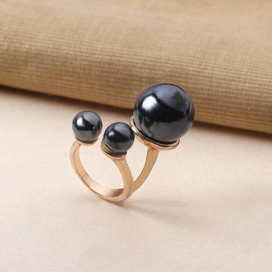Gilded Glow- Shiny Metal Ring