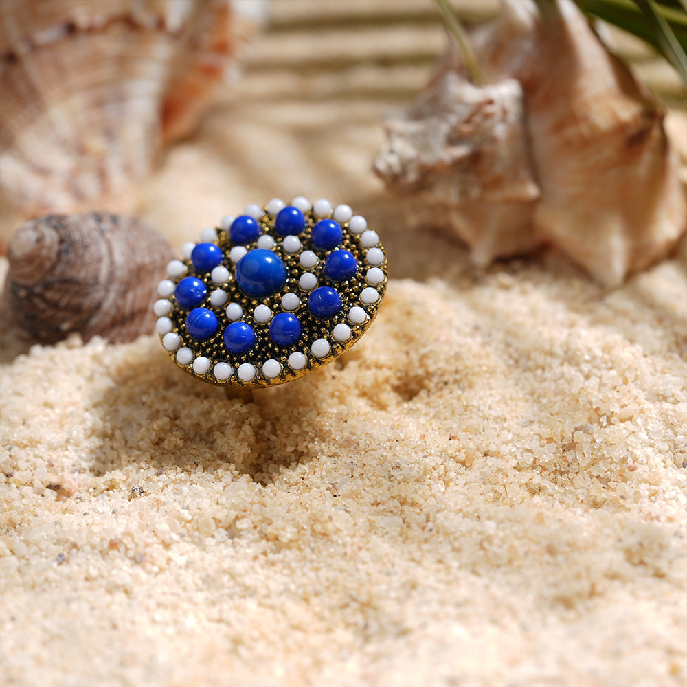 Echo Form- Pearl studded ring