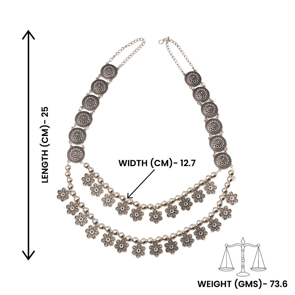 Ratnaval- Long Brass Neckpiece