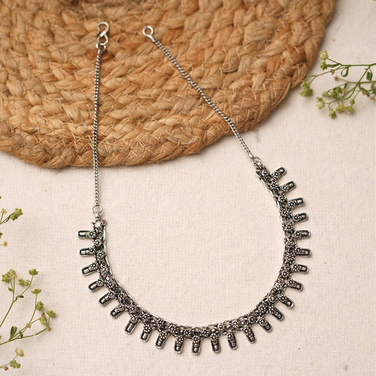Manjula- Oxidised Necklace