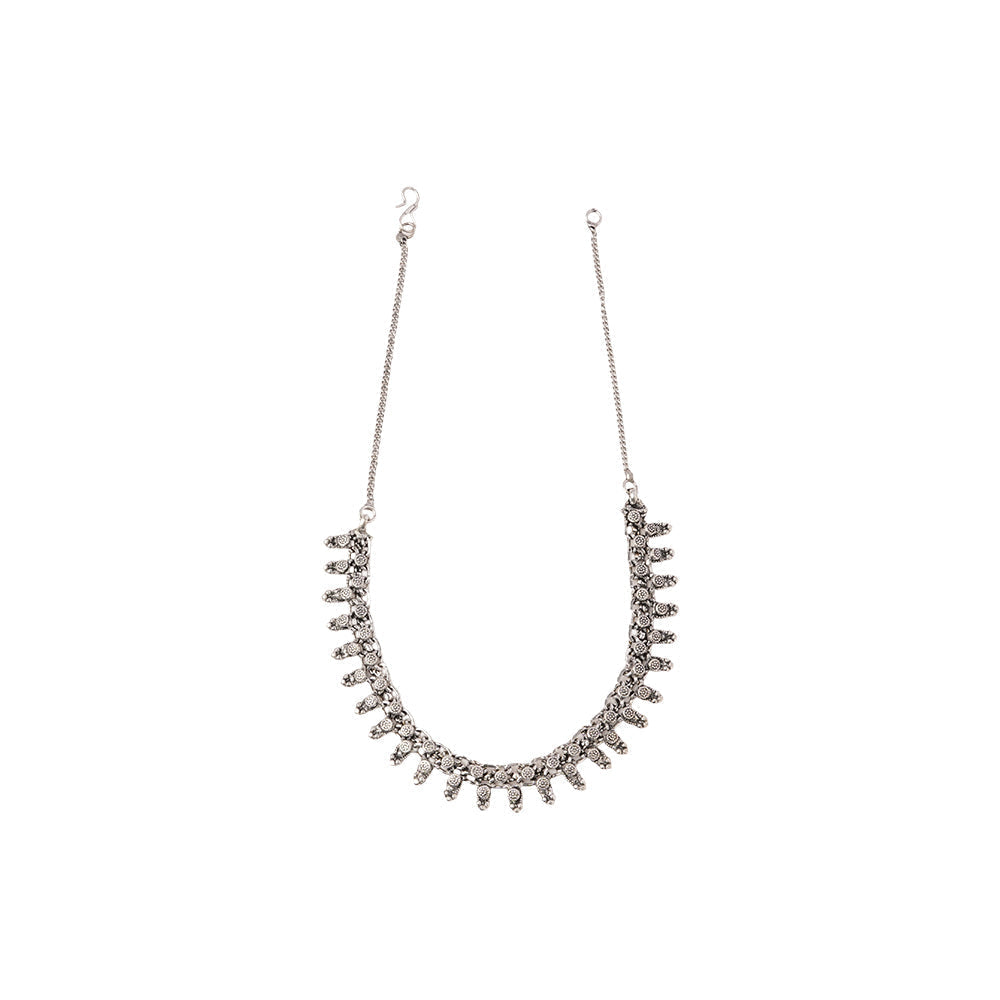 Manjula- Oxidised Necklace