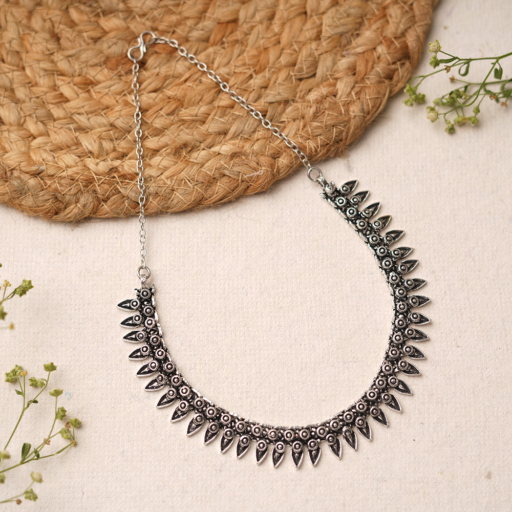 Rajhar- Oxidised Necklace