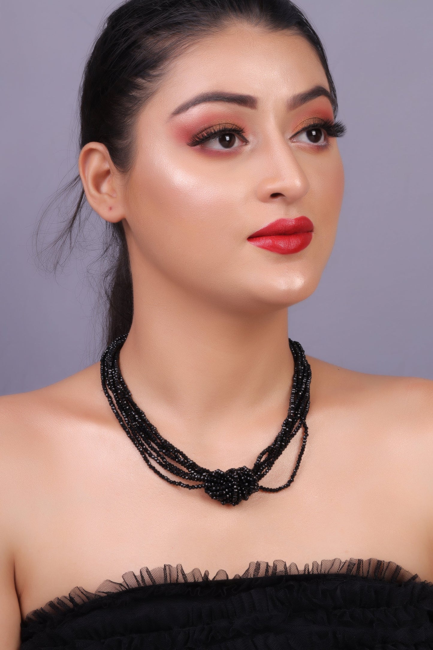 Viva Rhythm- Beaded Statement Neckpiece