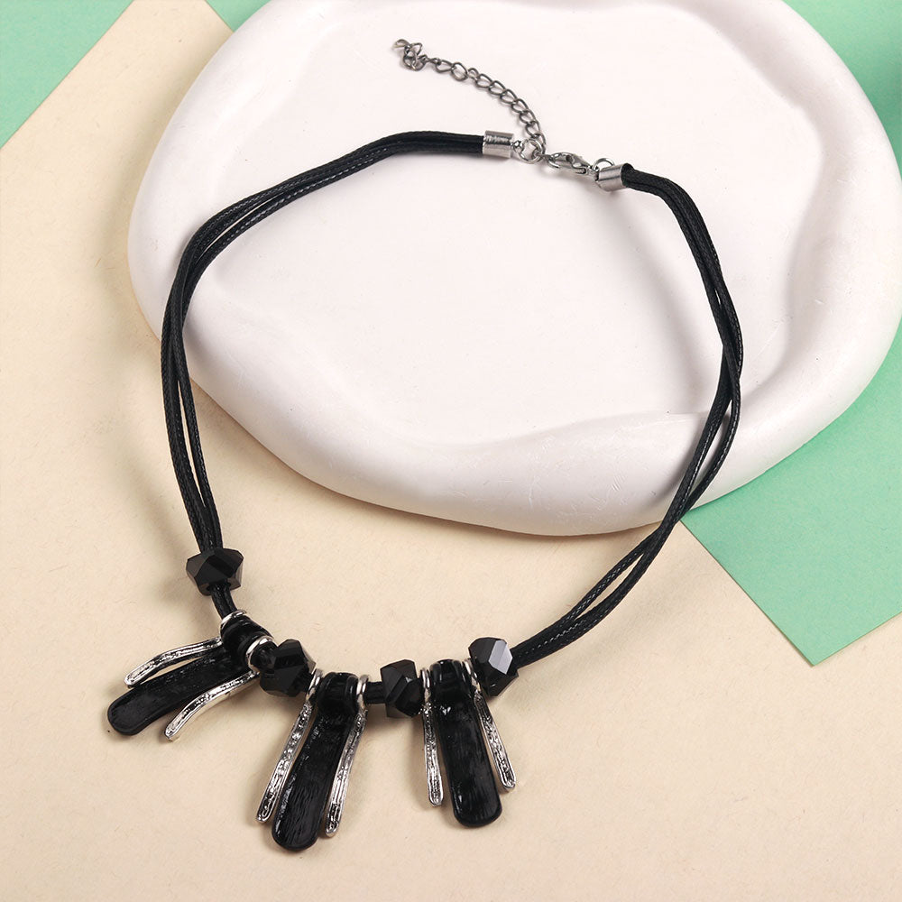 Nomad Rhythm- Charm Studded Statement neckpiece