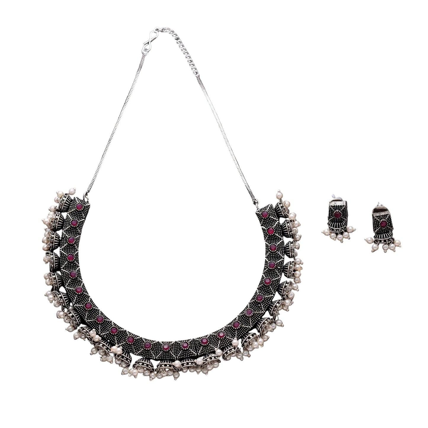 Alankrita- Oxidised Necklace Set
