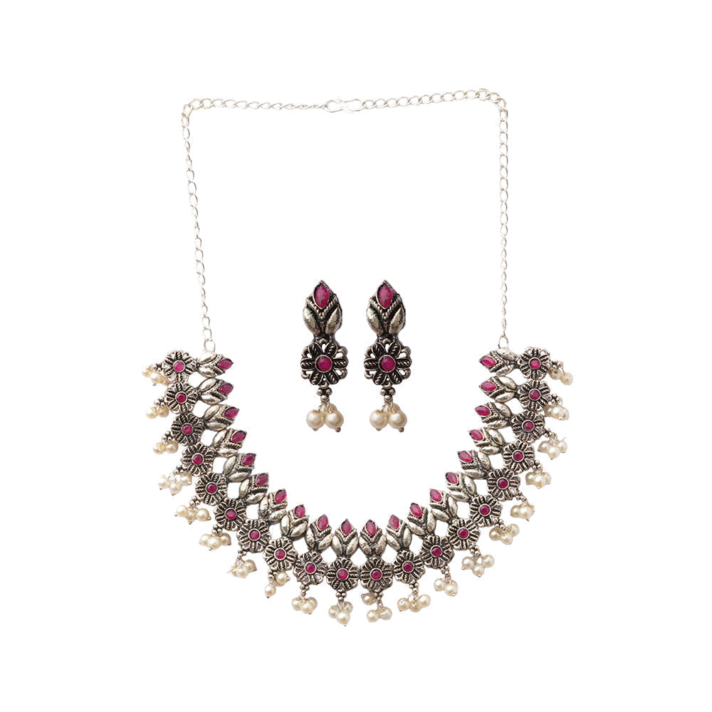 Sumedha – Stone-Studded Necklace Set